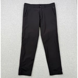 Lululemon Pants Mens 36x30 Black Commission Slim Fit Warpstreme Chino Trousers